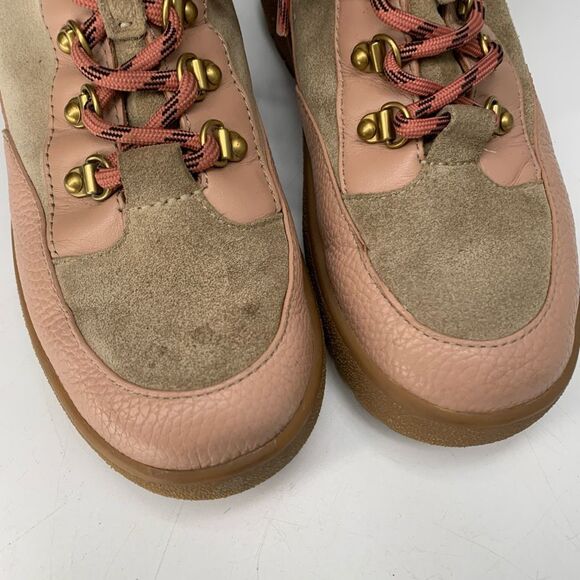 COACH Tyler sheepskin boots platform 7 womens - Picture 4 of 9